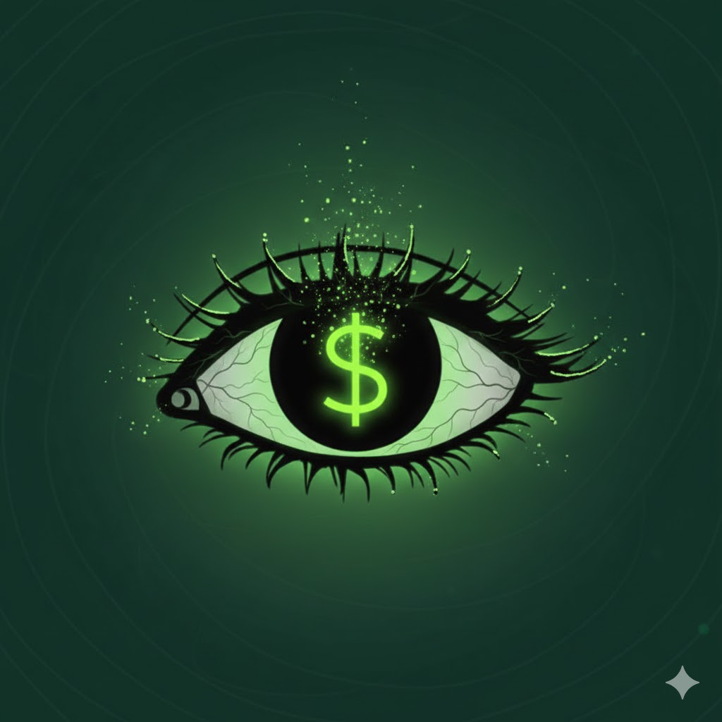Eye with dollar sign